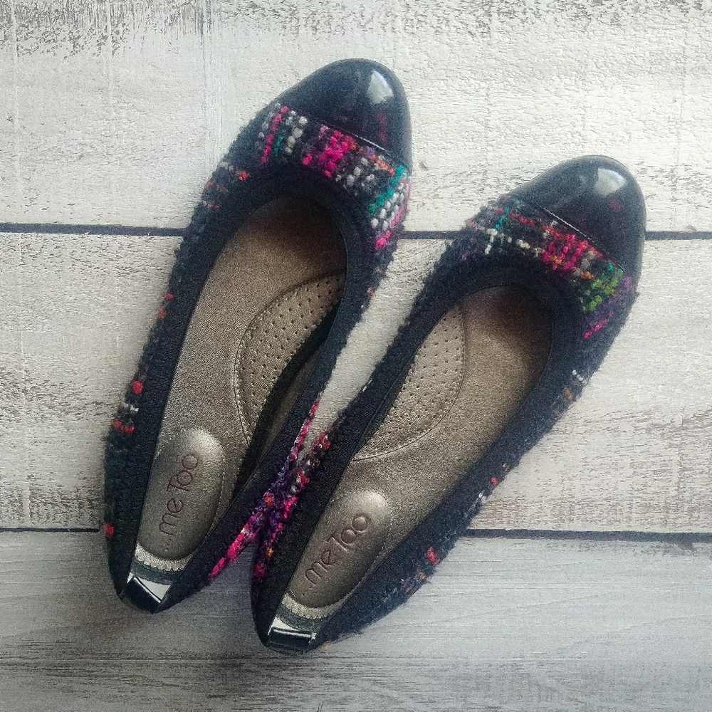 Me Too patterned flats